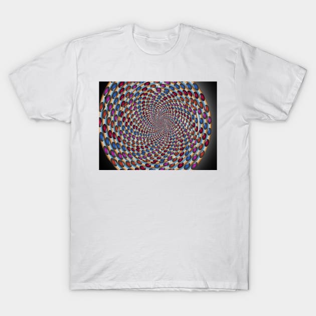 Gel Capsule Death Spiral T-Shirt by barrowda